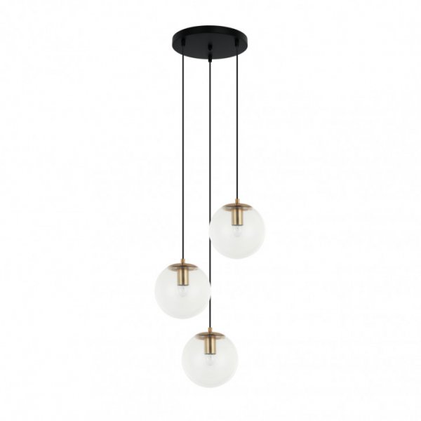 підвісний світильник ITALUX PND-58867-3S-BK-BRO Sarpo