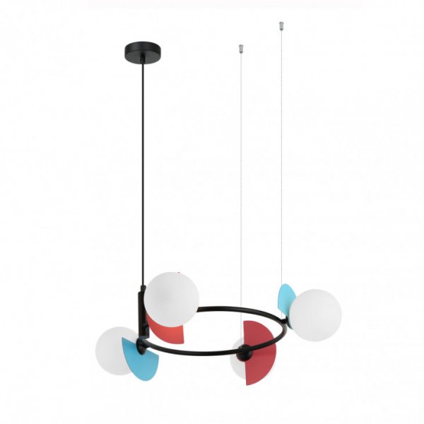 підвісний світильник ITALUX PND-37482-4R-MLTI Nauti