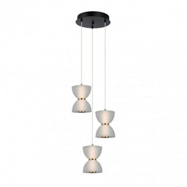 підвісний світильник ITALUX PND-83949-3-BK Tica