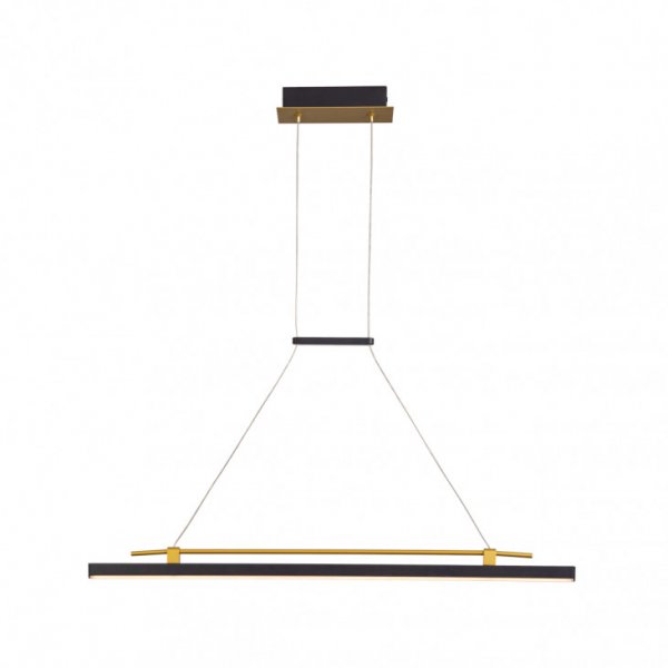 подвесной светильник ITALUX PND-54638F-16W-3K-BK-GD Merlot 