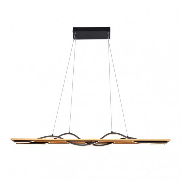 підвісний світильник ITALUX PND-23848-30W-BK-GD Conato