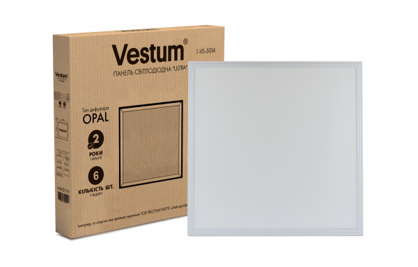 потолочный светильник Vestum LED ULTRA SLIM 40W 600x600 6500K 220V
