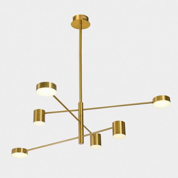 люстра ITALUX PND-16374-6-COP-GD-4K Remdal