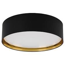 стельовий світильник TK Lighting 3432 BILBAO BLACK/GOLD