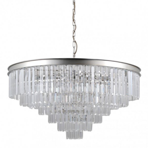 люстра ITALUX PND-44372-14A-SLVR-BRW Verdes