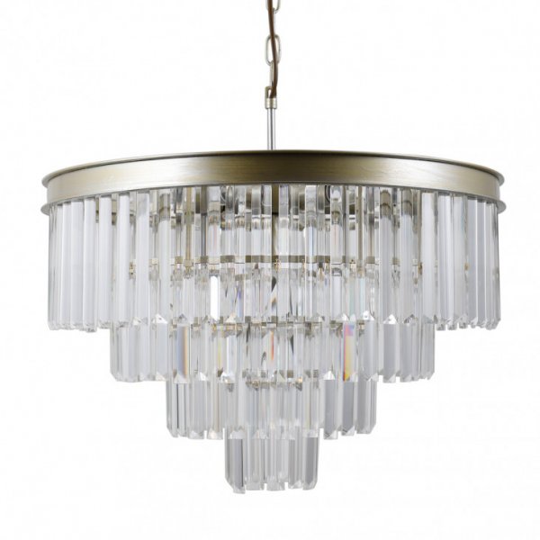 люстра ITALUX PND-44372-8-CHMP-GLD Verdes