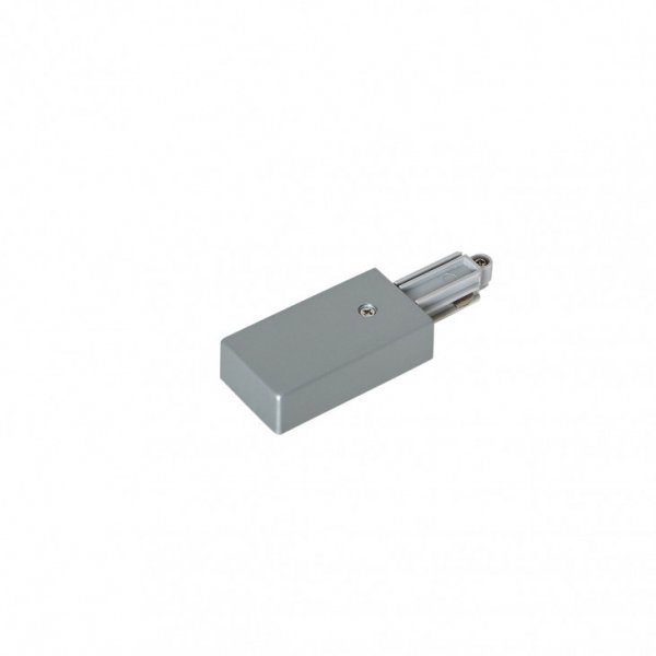живлення шинопроводу ITALUX HT-L01/LT/SV 1-circuit power connector left silver