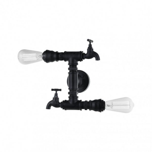 настенный светильник ITALUX MBM-2568/2 BK Crillo