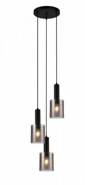 подвесной светильник ITALUX PND-5581-3A-BK+RNSG Sardo Rain