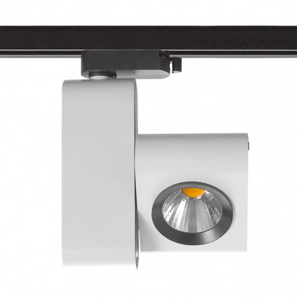 трековий світильник ITALUX TL7527/18W 4000K WH+BL Render 4000K