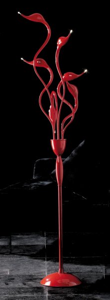 торшер ITALUX ML8098-6A RED Swan