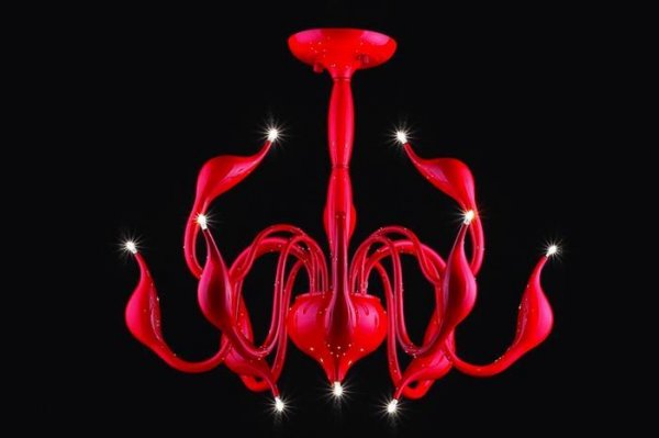 люстра ITALUX MX8098-12A RED Swan