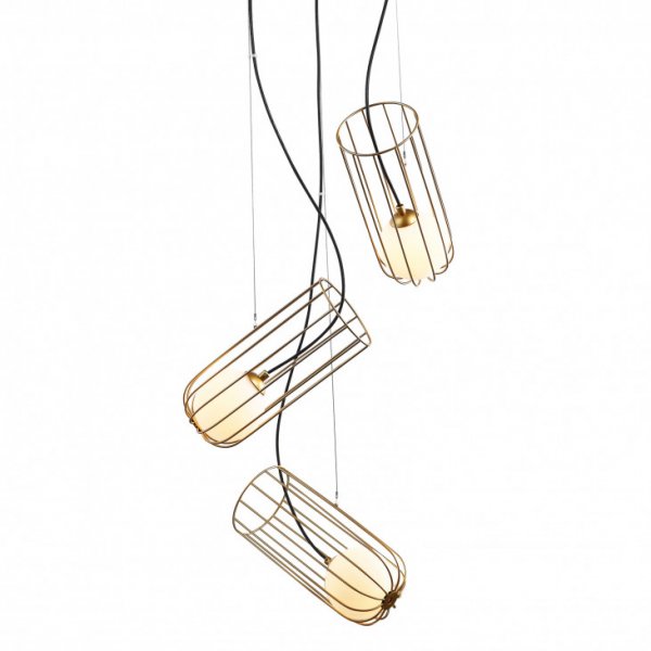 підвісний світильник ITALUX MDM-3941/3 GD Coco