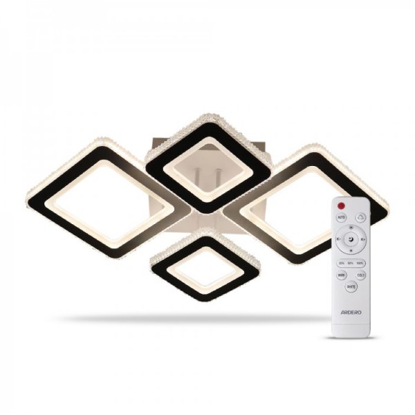 стельовий світильник Feron AL6164ARD 88W квадрат 8600Lm 3000K-6500K VIVID