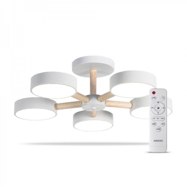 стельовий світильник Feron AL6195ARD 65W 5200Lm  3000K-6500K SCANDY