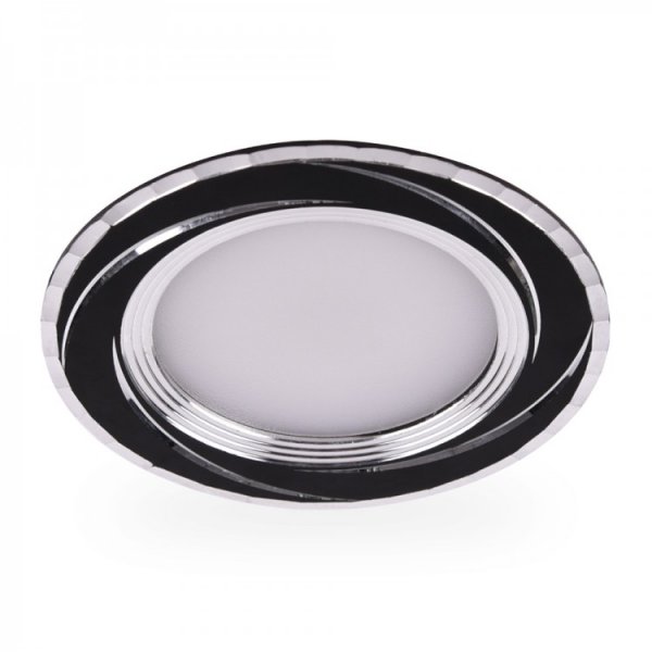 точковий світильник Feron AL777 5W круг, чорний 400Lm 4000K