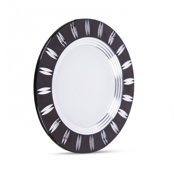 точковий світильник Feron AL779 5W круг, чорний 400Lm 4000K