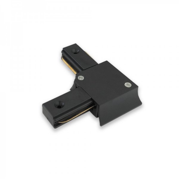 соединитель для шинопровода Feron LD1001 коннектор угловой однофазного , черный 