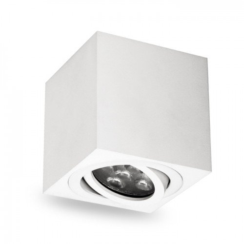 точковий світильник Feron ML303 MR16/GU10 білий, квадрат, поворотний