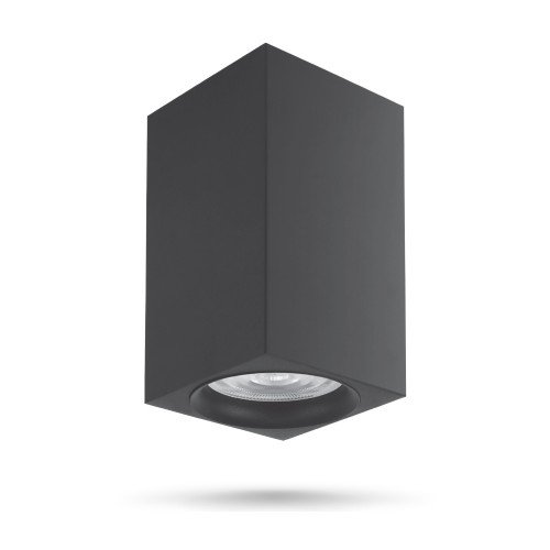 точковий світильник Feron ML307 MR16/GU10 чорний, квадрат