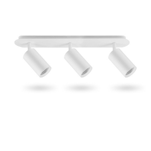 спот світильник Feron ML311-3 MR16/GU10 білий, круг, потрійний, поворотний