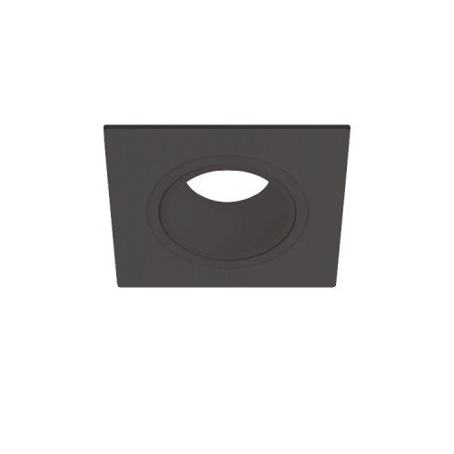 точковий світильник Feron DL0380 MR16/G5.3 / пластик, чорний, квадрат, поворотний