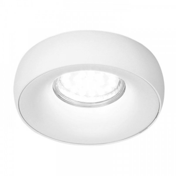 точечный светильник Feron DL1842 MR16/ G5.3 / белый матовый, круг 