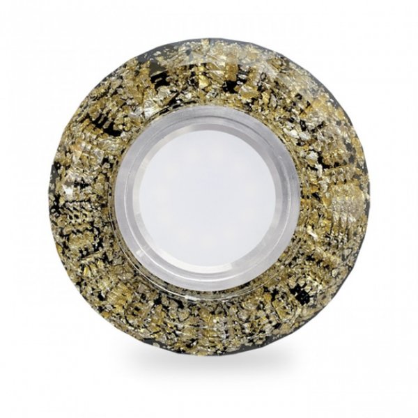 точечный светильник Feron CD830 MR16 золото-черный из led подсветкой SMD2835 15leds (4000K) 