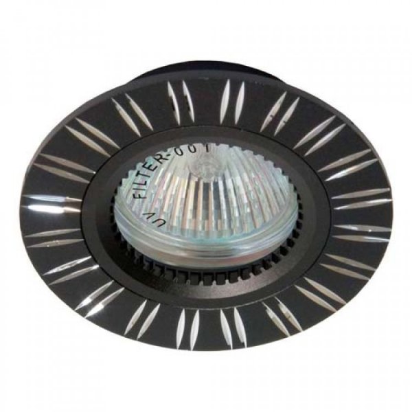 точковий світильник Feron GS-M393 MR16/G5.3/ чорний