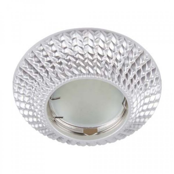 точечный светильник Feron CD003 под MR-16 серебро 