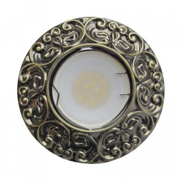 точечный светильник Feron CD004 под MR-16 античная медь (золото) 