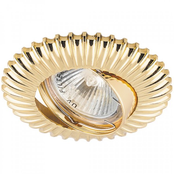 точечный светильник Feron DL6213 MR16/G5.3 / золото поворотный 