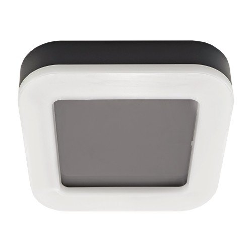 точковий світильник Feron AL3007-SB 15W 5000К IP65, квадрат, чорний