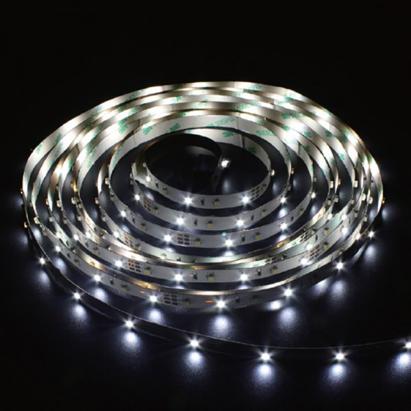 світлодіодна стрічка Feron LS612/ SANAN LED-RL 120SMD/m 9.6W/m 12V 5m білий IP20