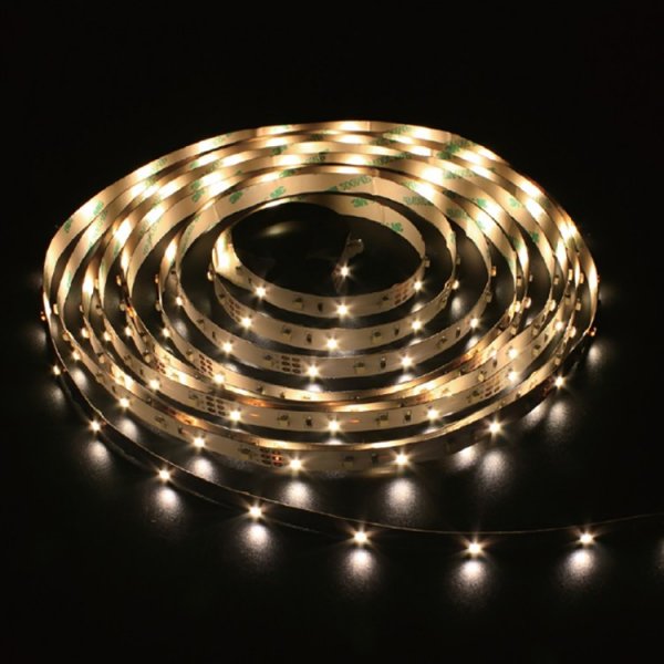 светодиодная лента Feron LS612/ SANAN LED-RL 120SMD/m 9.6W/m 12V 5m теплый белый IP20 