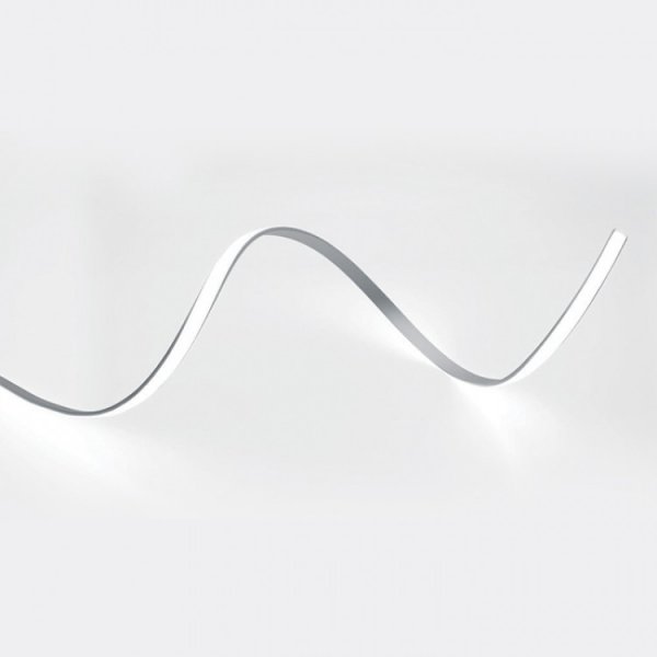 Feron CAB264 профіль накладний гнучкий, срібло, 2м