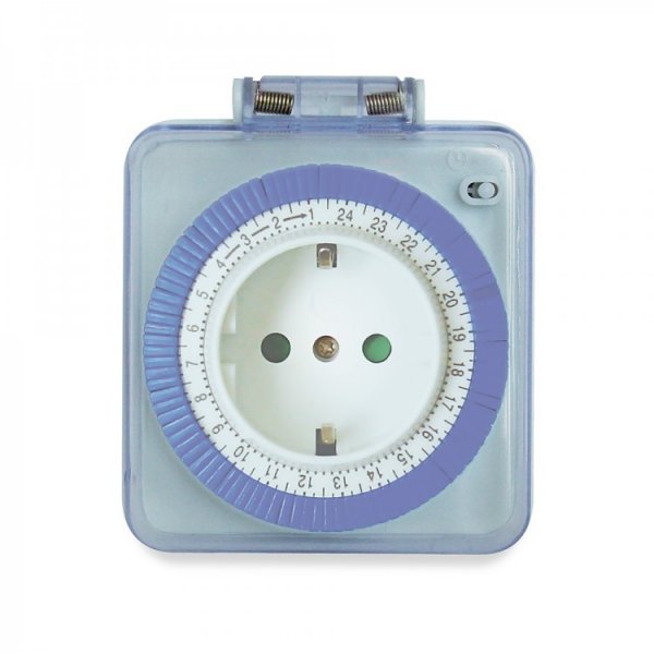 розетка с таймером Feron TM31/61924 3500W/16A (суточная) в защитном корпусе IP 44 