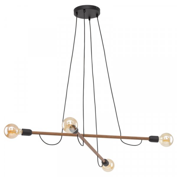 підвісний світильник TK Lighting 4949 HELIX WOOD ORZECH