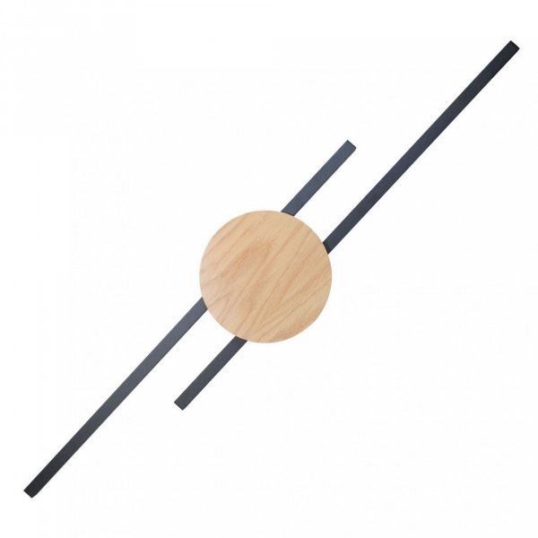 настінний світильник TK Lighting 1369 JAVA BLACK WOOD