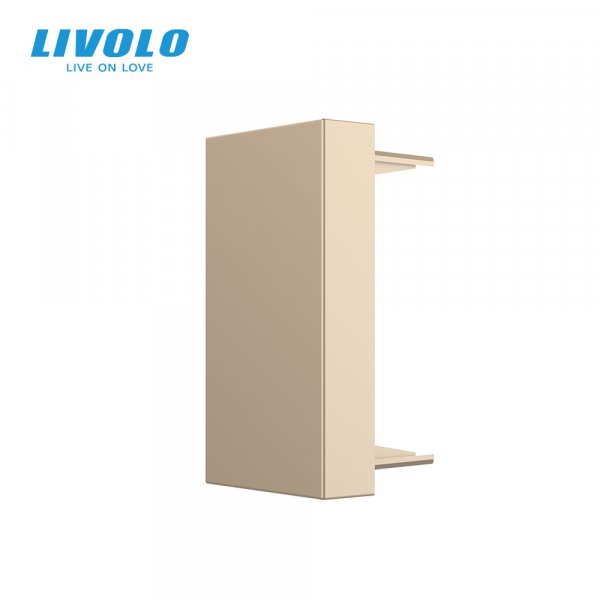 Механізм заглушка розетки Livolo золото (VL-FCMB-1AP)