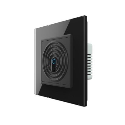 Умный датчик присутствия Livolo черный стекло (VL-C7FCU2-2BP)