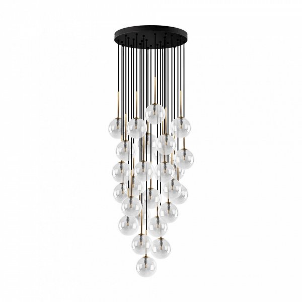 підвісний світильник TK Lighting 10099 NILOS BLACK GOLD