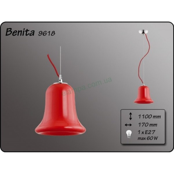 подвесной светильник ALFA 9618 BENITA