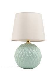 настільна лампа TK Lighting 5904 SANTANA MINT/WHITE