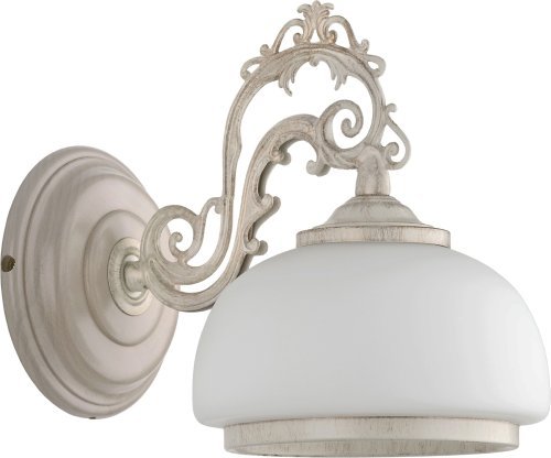 настінний світильник ALFA 18380 MEDALISTKA WHITE