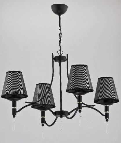 люстра ALFA 22964 ABIL BLACK SILVER