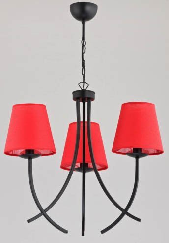 люстра ALFA 22973 MORA RED