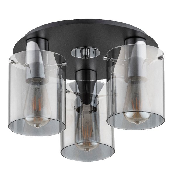 люстра ALFA 62195 ATMAN SILVER BLACK