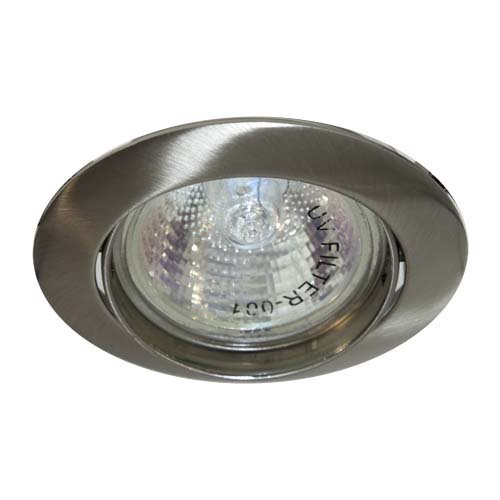 Вбудований світильник Feron DL308 під лампу титан, вітрина