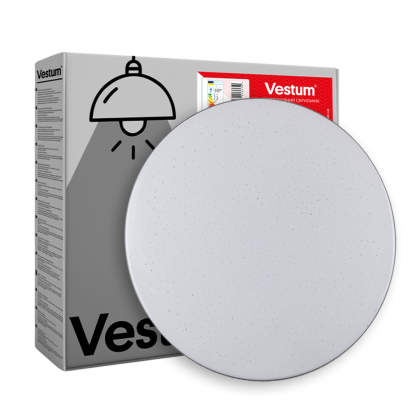 Стельовий світильник STARLIGHT зоряне небо 30W 375*60мм 4000К 4срібло